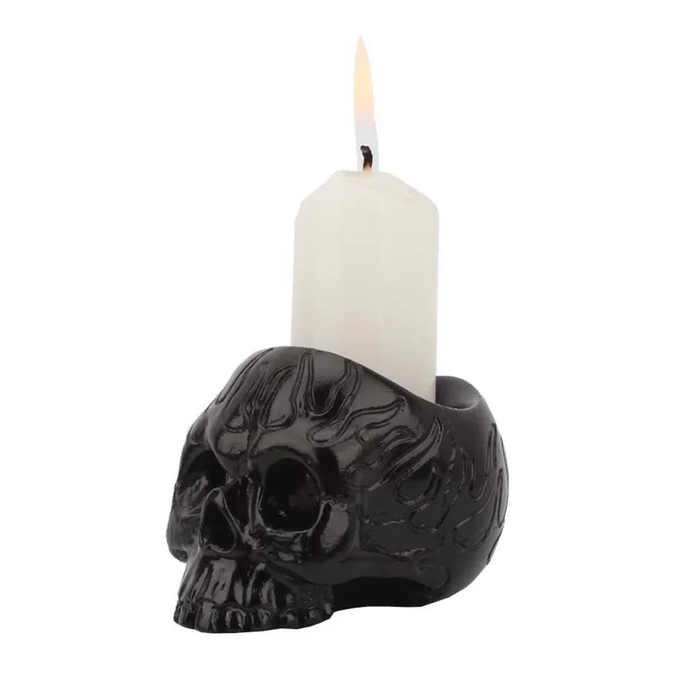 Skull Candle Holder