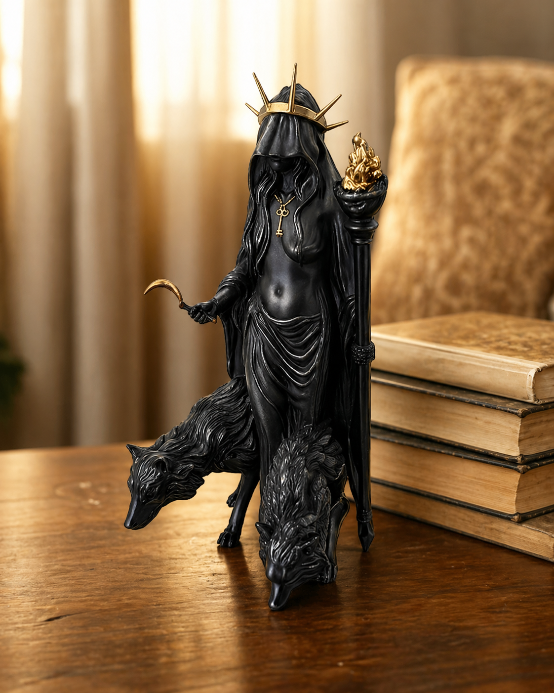 Witch statue