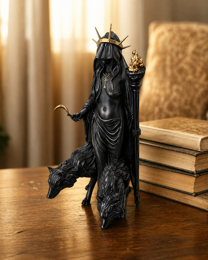 Witch statue