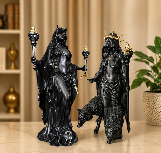 Witch statue
