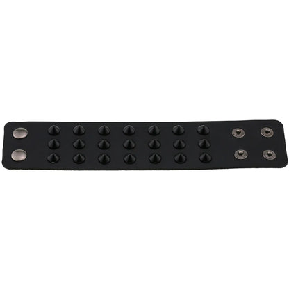 Gothic Spike Leather Bracelet
