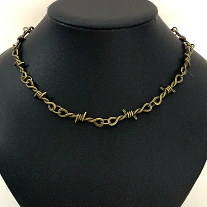 Barbed Wire Star Choker