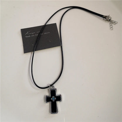 Punk Cross Chain Necklace