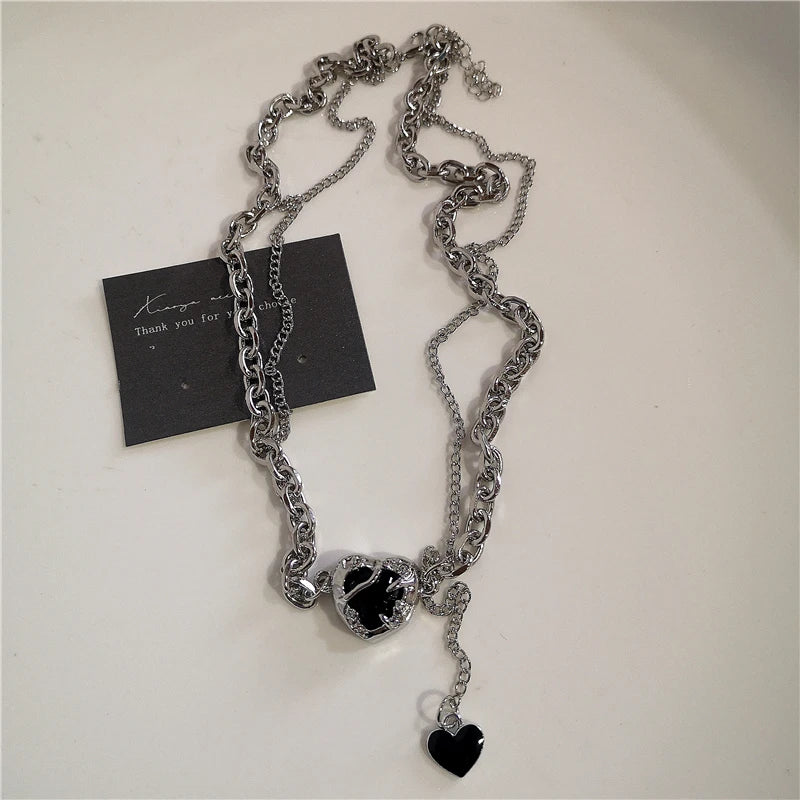 Punk Cross Chain Necklace