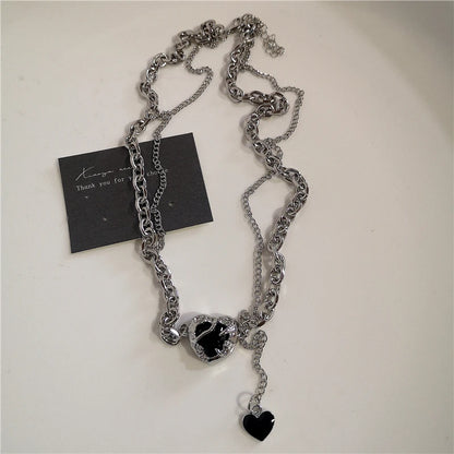 Punk Cross Chain Necklace