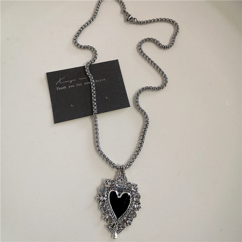 Punk Cross Chain Necklace