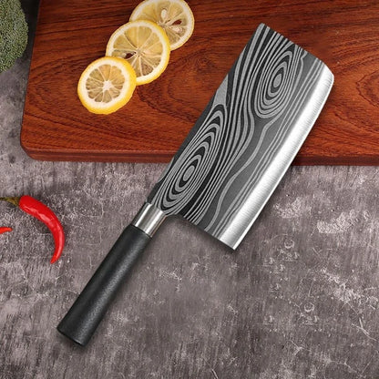 Laser Damascus Kitchen Knives