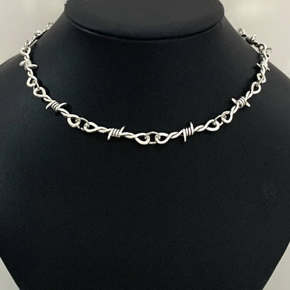 Barbed Wire Star Choker