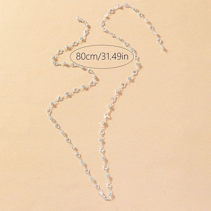 Heart O-Ring Punk Necklace