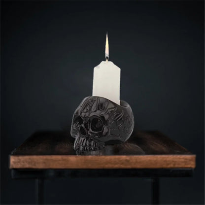 Skull Candle Holder