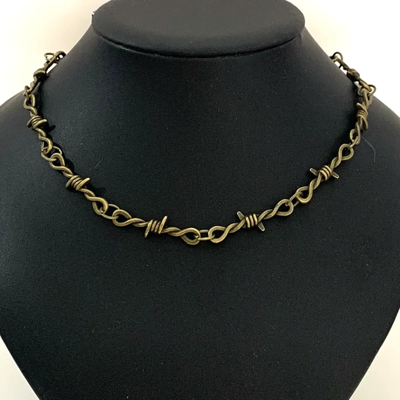 Barbed Wire Star Choker
