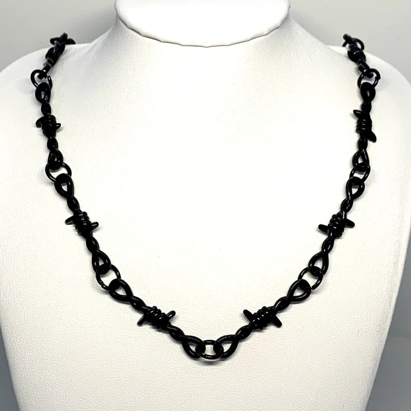 Barbed Wire Star Choker