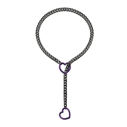 Heart O-Ring Punk Necklace