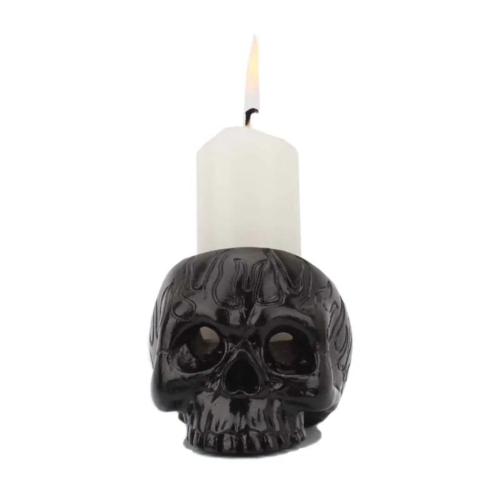 Skull Candle Holder