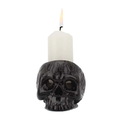 Skull Candle Holder