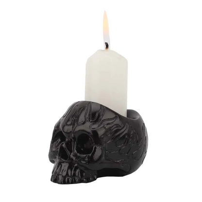 Skull Candle Holder