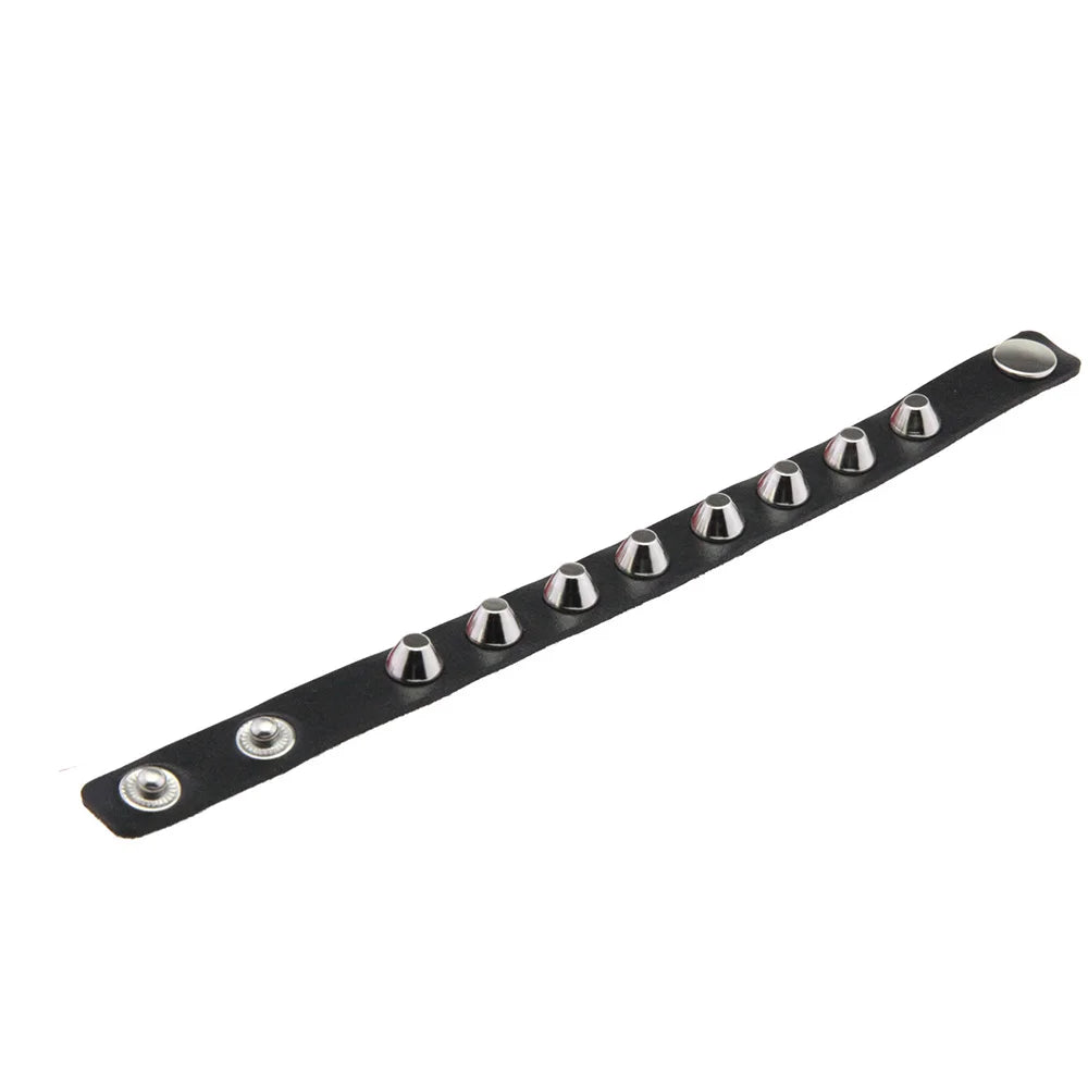 Gothic Spike Leather Bracelet