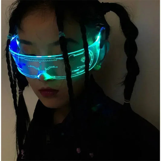 LED raver Visors
