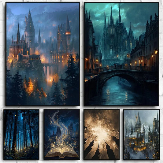 Dark Magic Castle Poster
